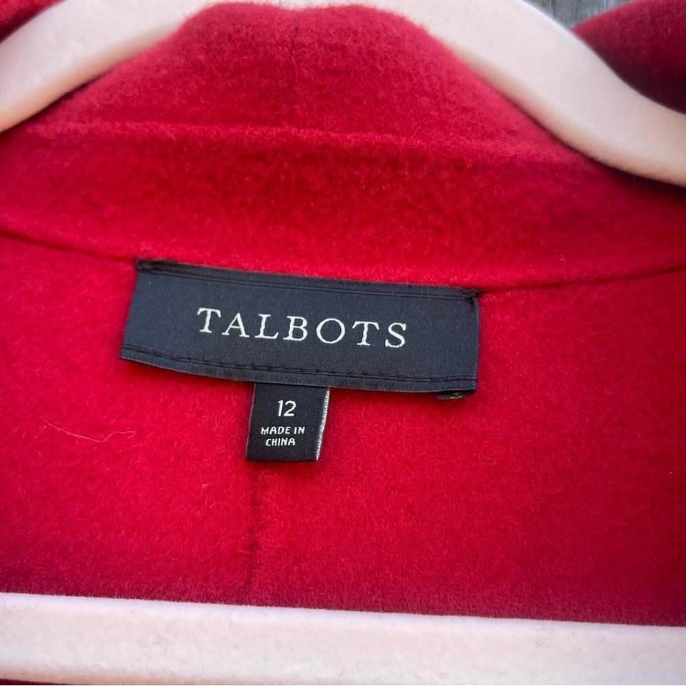 Talbots / Red Wool Jacket / Single Button / Women… - image 3